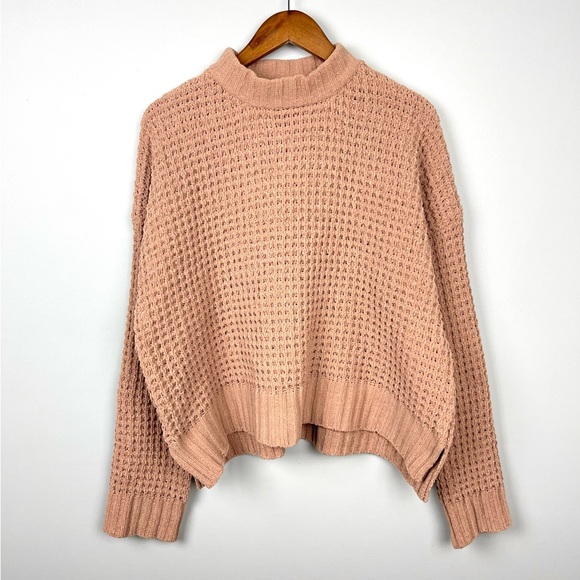 Altar’d State Tan Chenille Sweater Size L - Picture 2 of 8